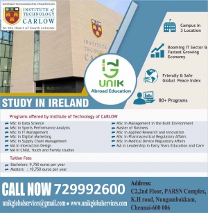 Study in IRELAND | UNIK Global Services